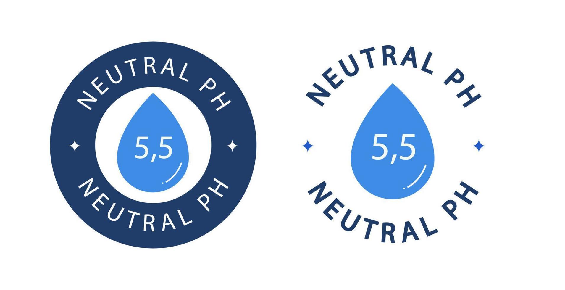 Neutral ph symbol vector with drop range 5,5