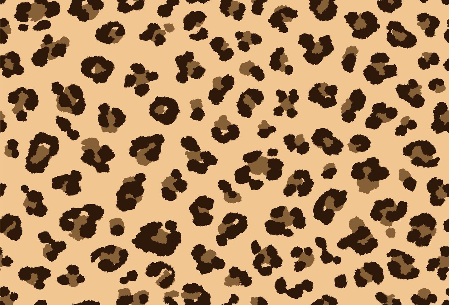 Leopard Print Texture Background vector