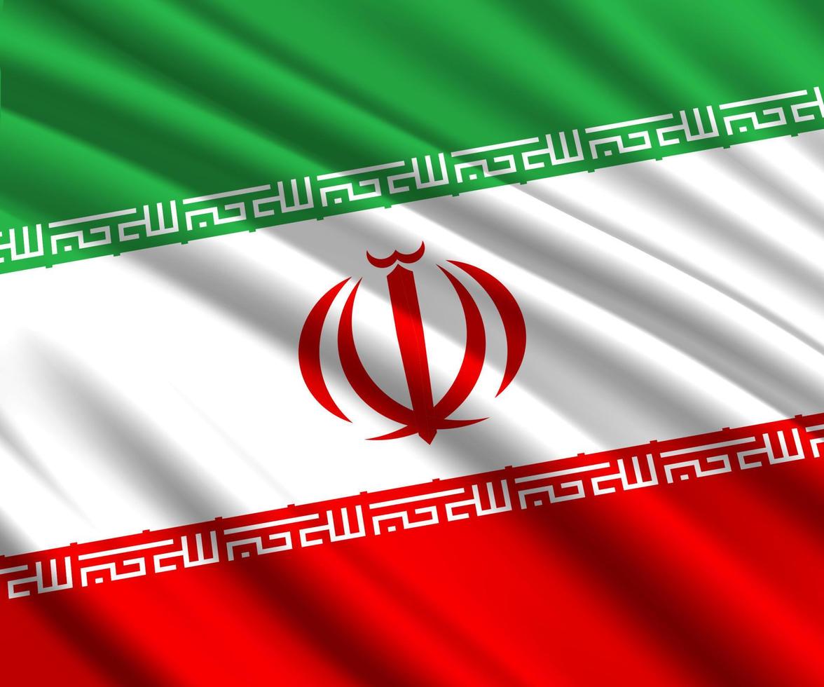 3d waving flag vector