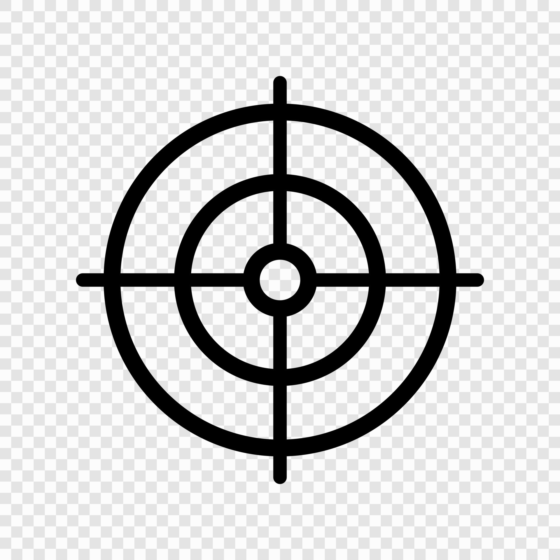 Gun target icon 7657670 Vector Art at Vecteezy