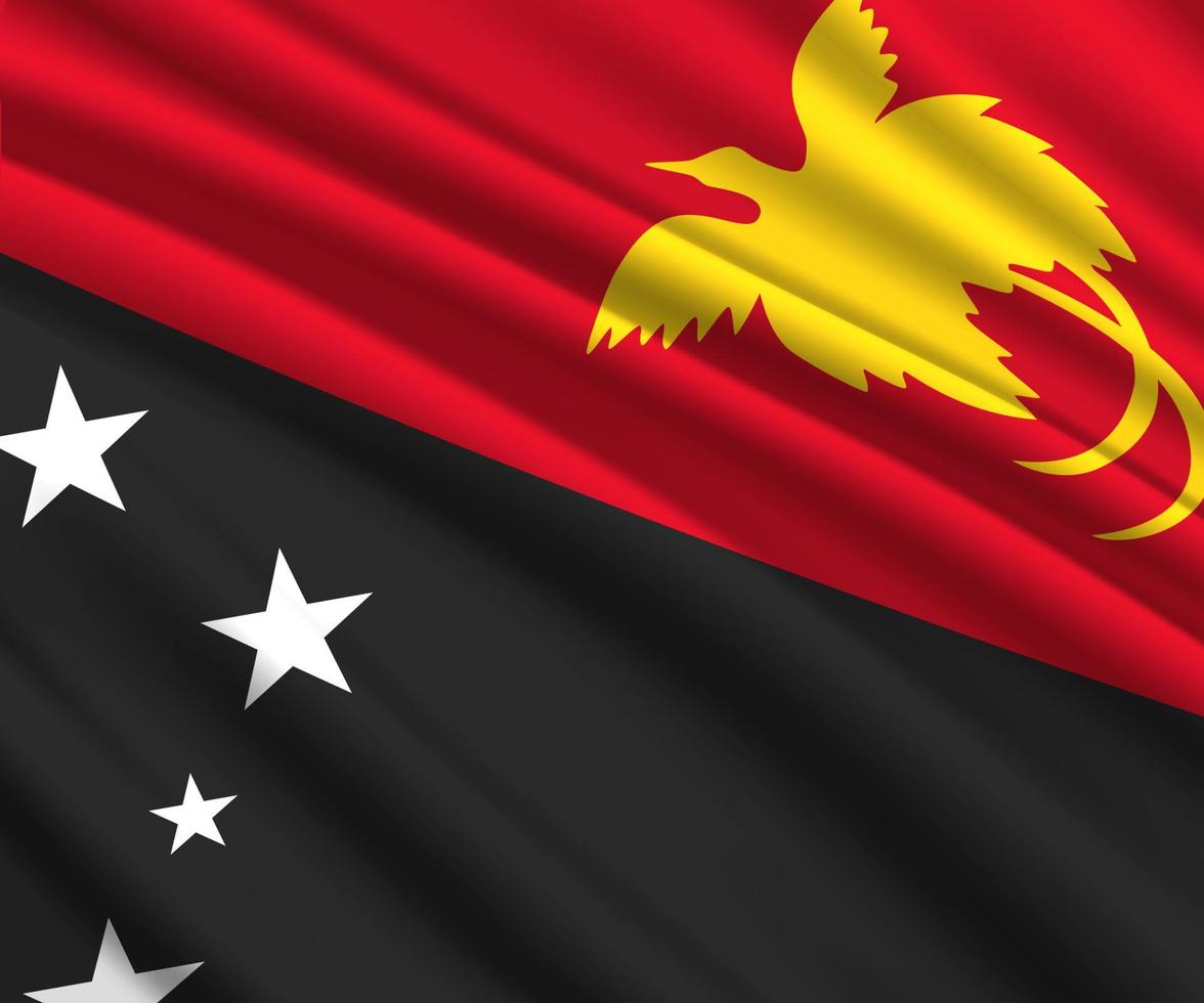 3d waving flag vector