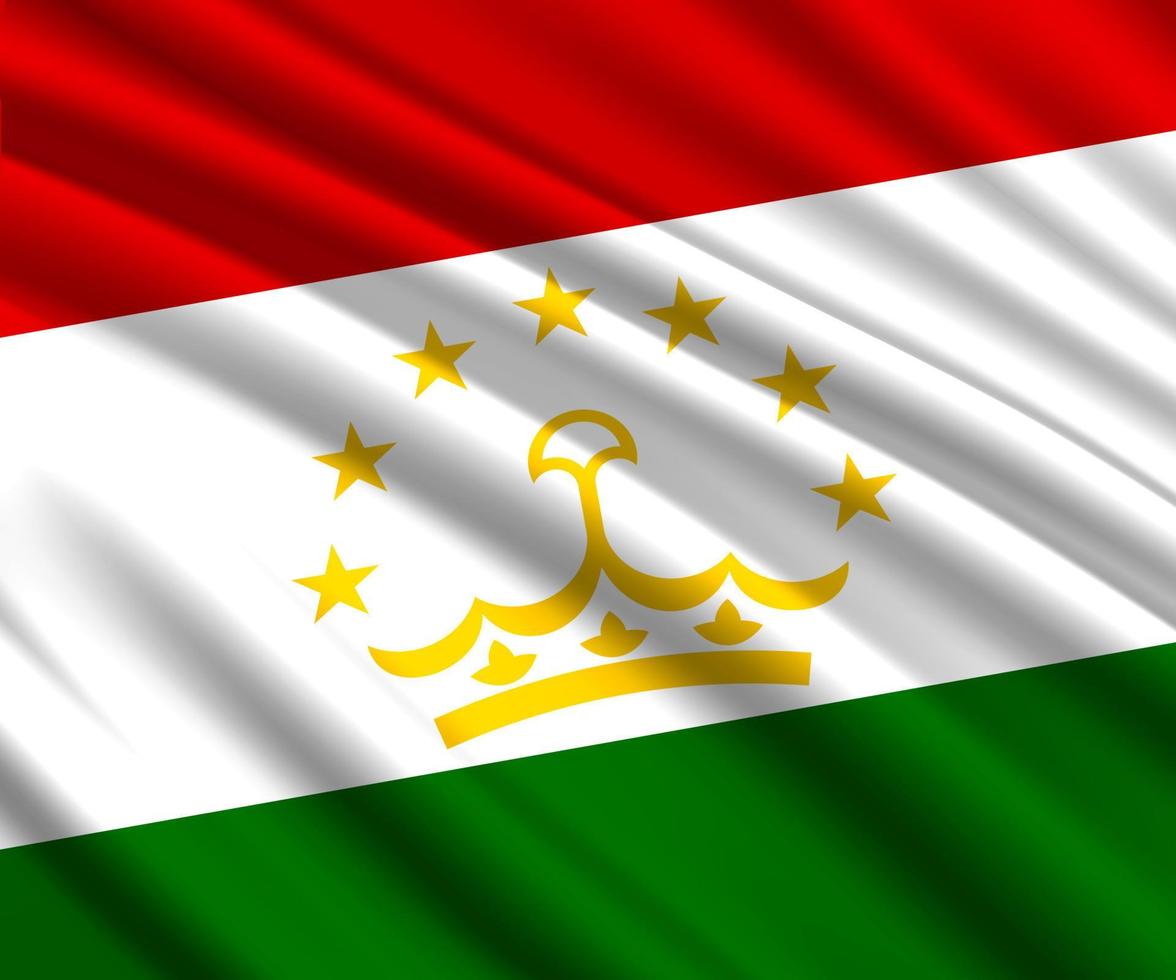 3d waving flag vector