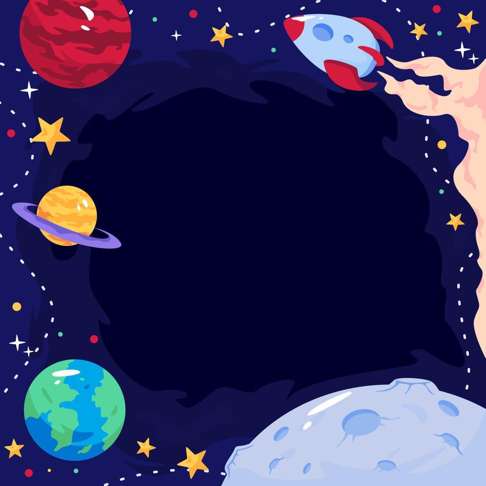 National Moon Day Background vector