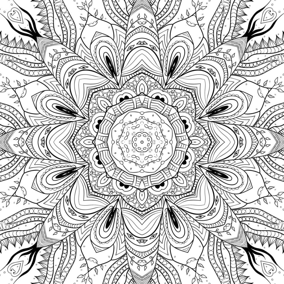 Abstract mandala background vector