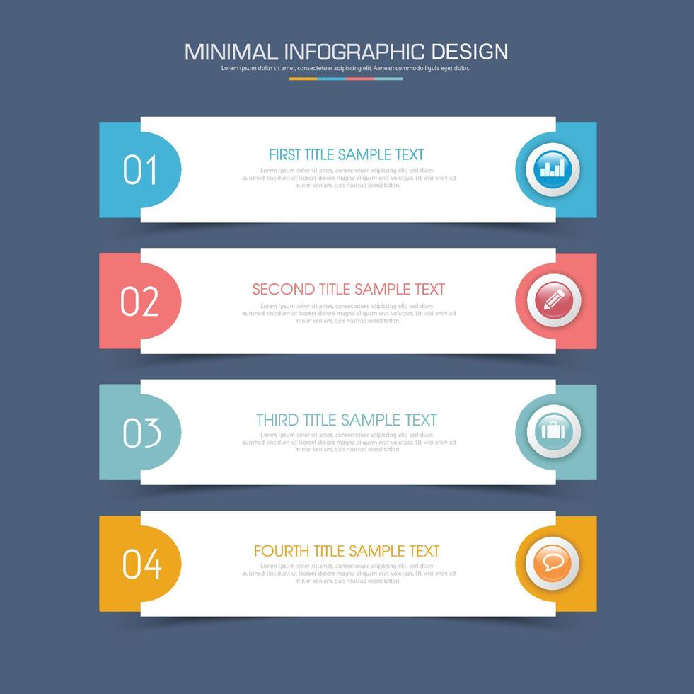 Business infographic template  with icon ,vector design illustration vector