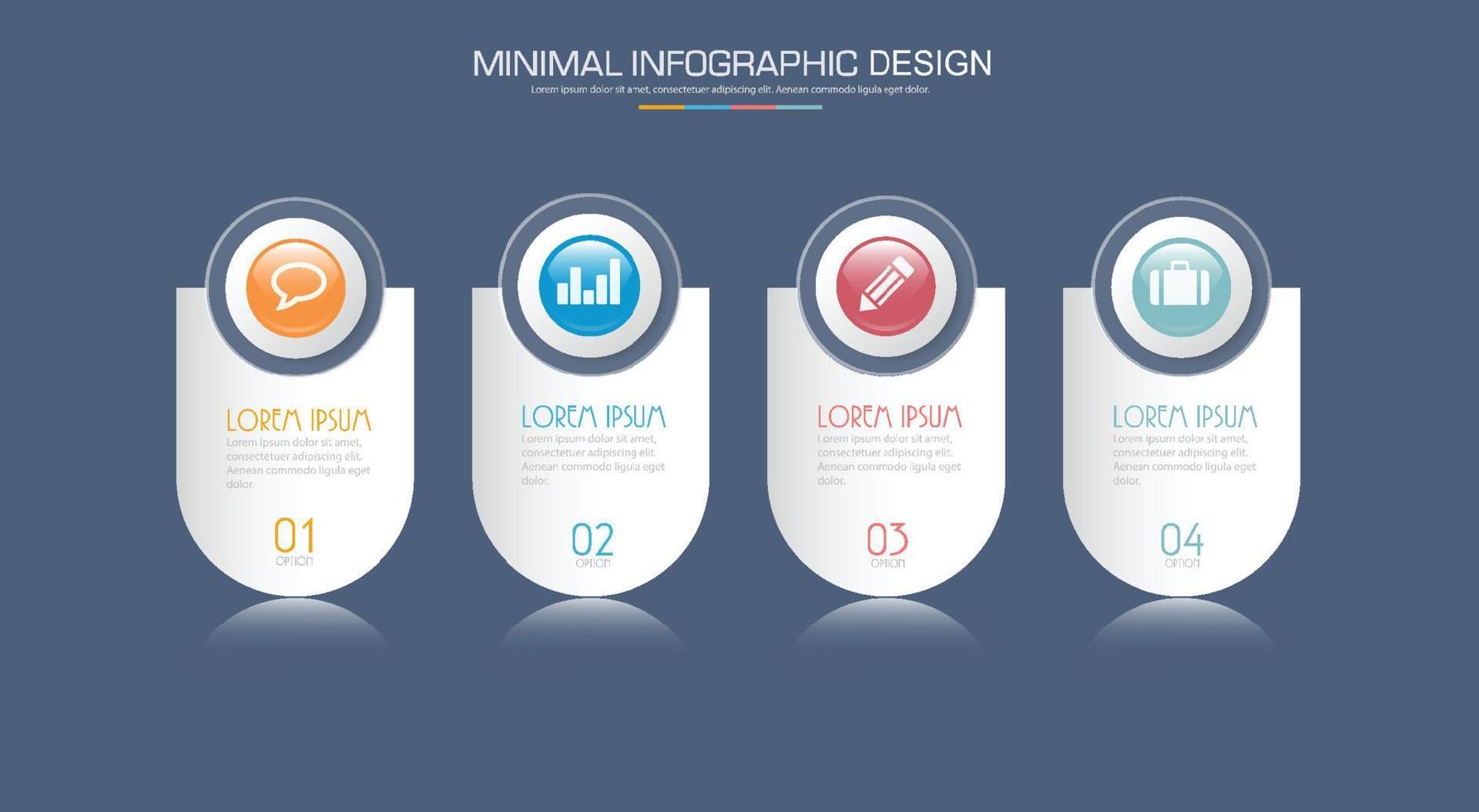 Business infographic template  with icon ,vector design illustration vector
