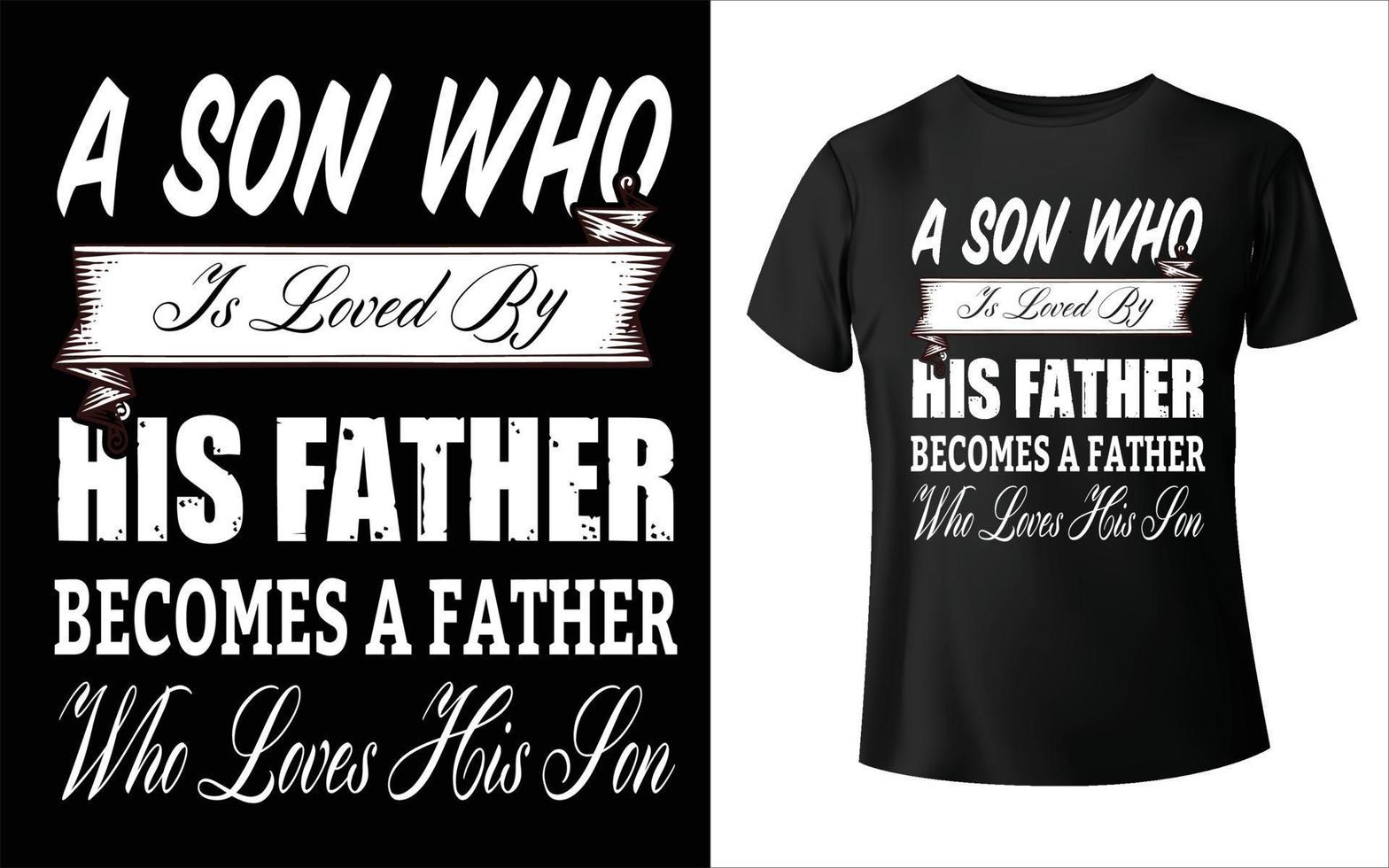 Father's day  T-Shirt Design, vector template