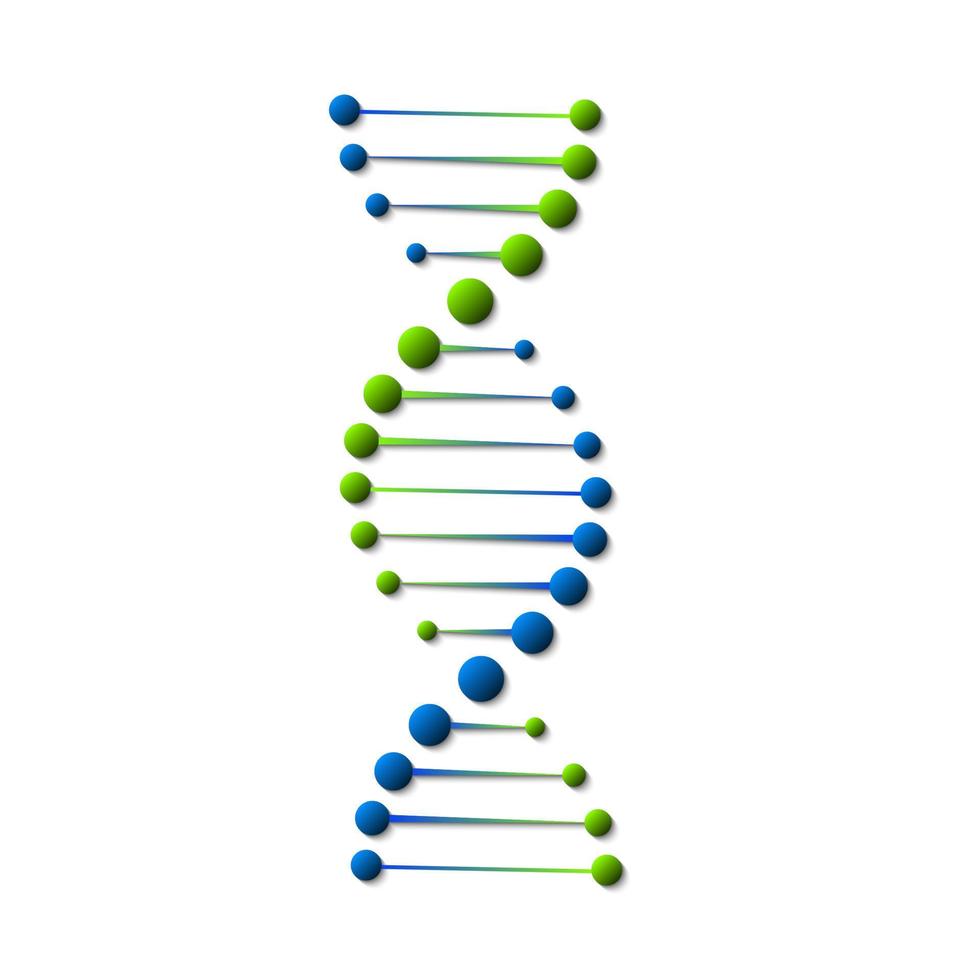 icono de estructura de ADN. vector