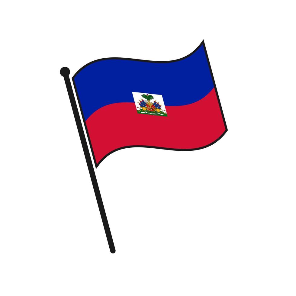 bandera simple aislada vector