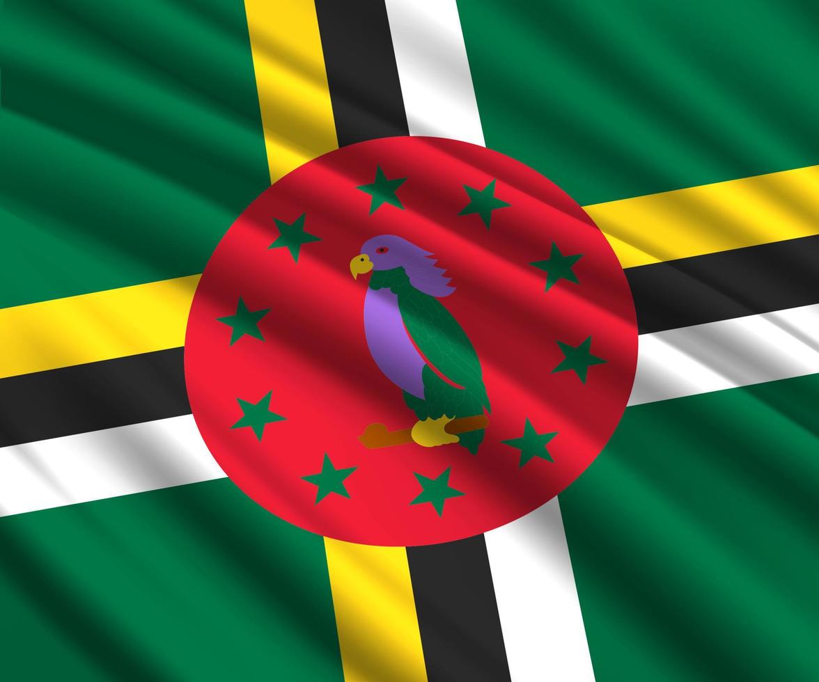 bandera ondeante 3d vector