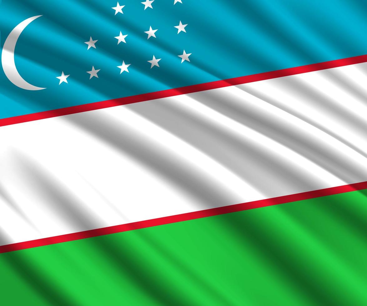 3d waving flag vector