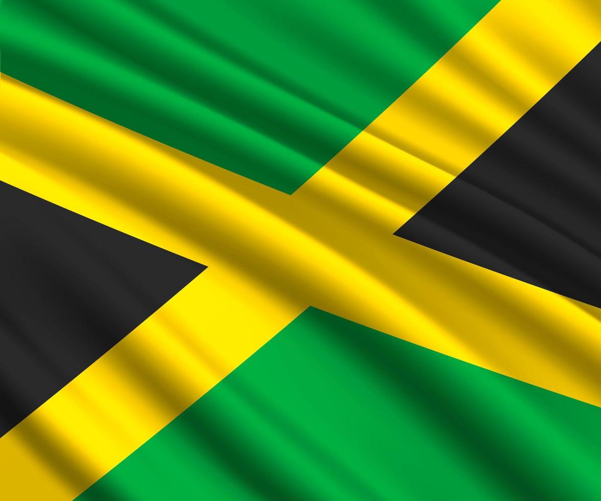 3d waving flag vector