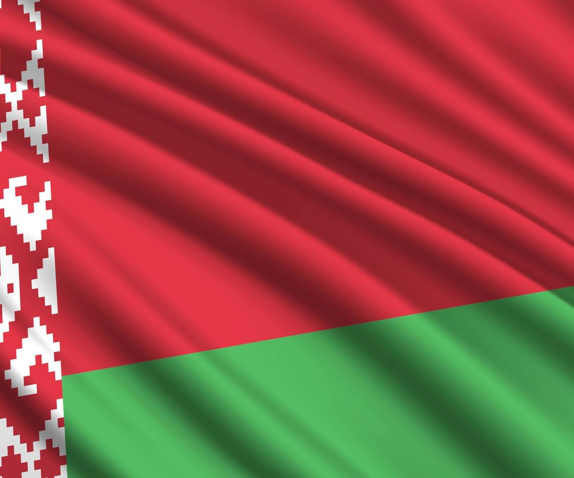 3d waving flag vector