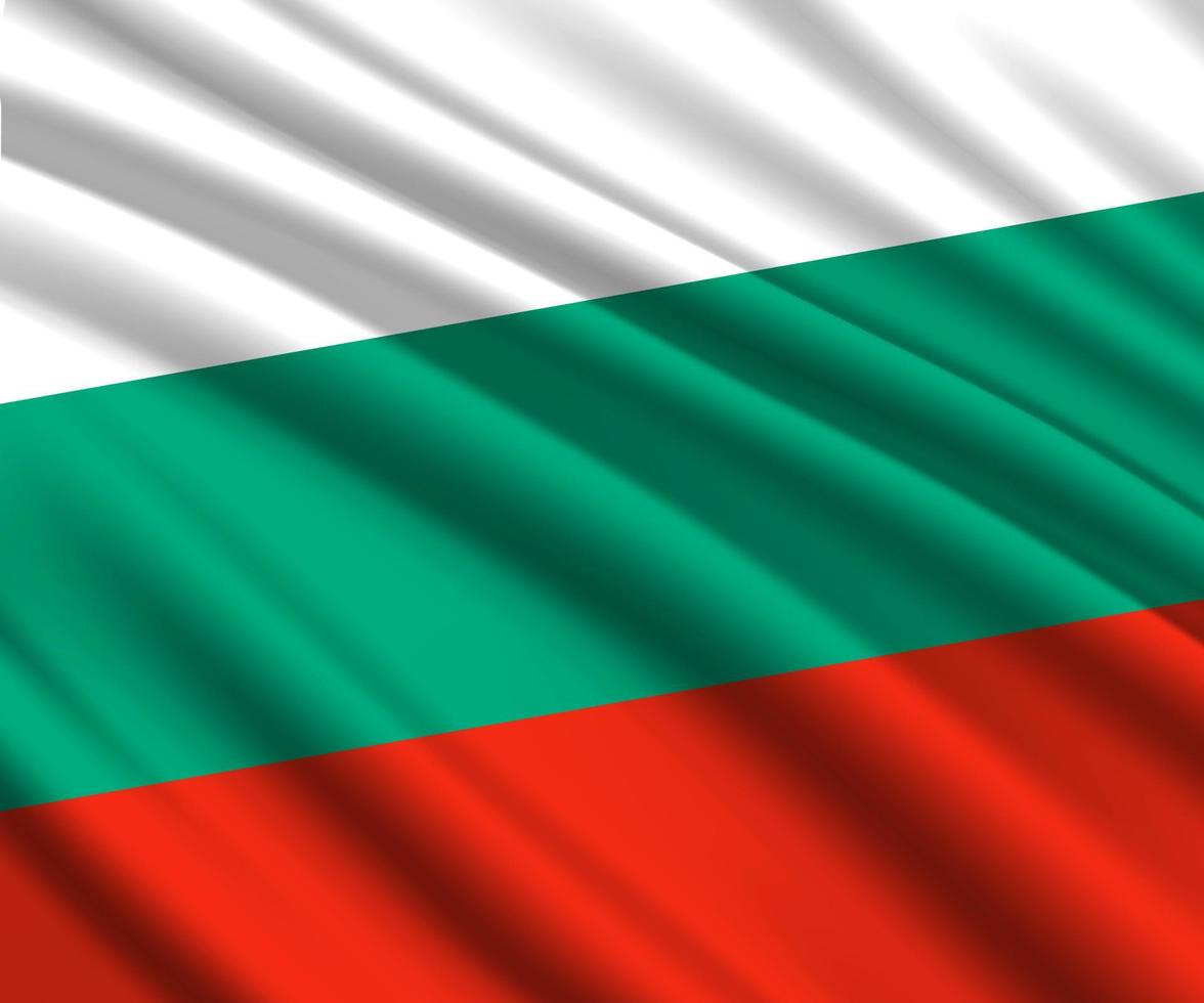 3d waving flag vector
