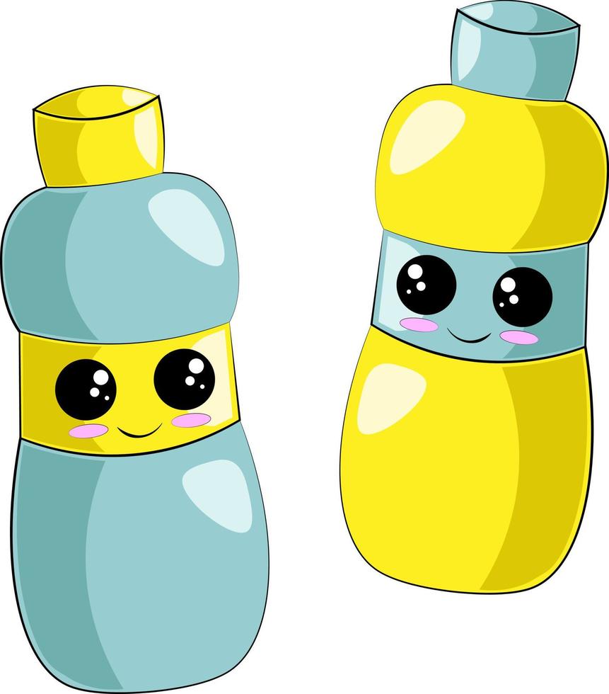 Linda botella de plástico de agua y jugo de dibujos animados 7660565 Vector en Vecteezy Linda botella de plástico de agua y jugo de dibujos animados 7660565 Vector en Vecteezy
