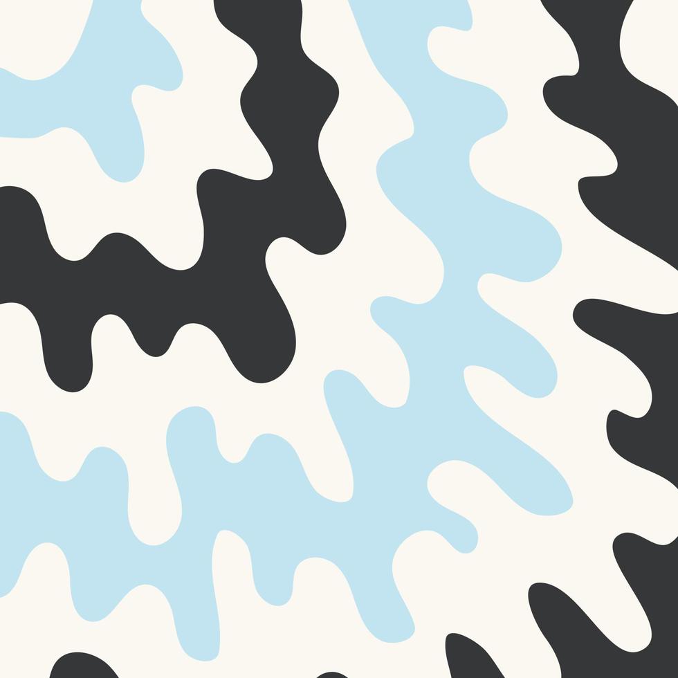 Abstract vector background, acrylic fluid art imitation. Pastel colors, liquid paint. Grey, blue and white colors. Modern template for banner, design and decor. Abstract geometric shapes composition