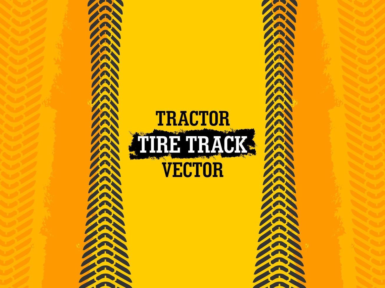 Tractor tire print mark background vector