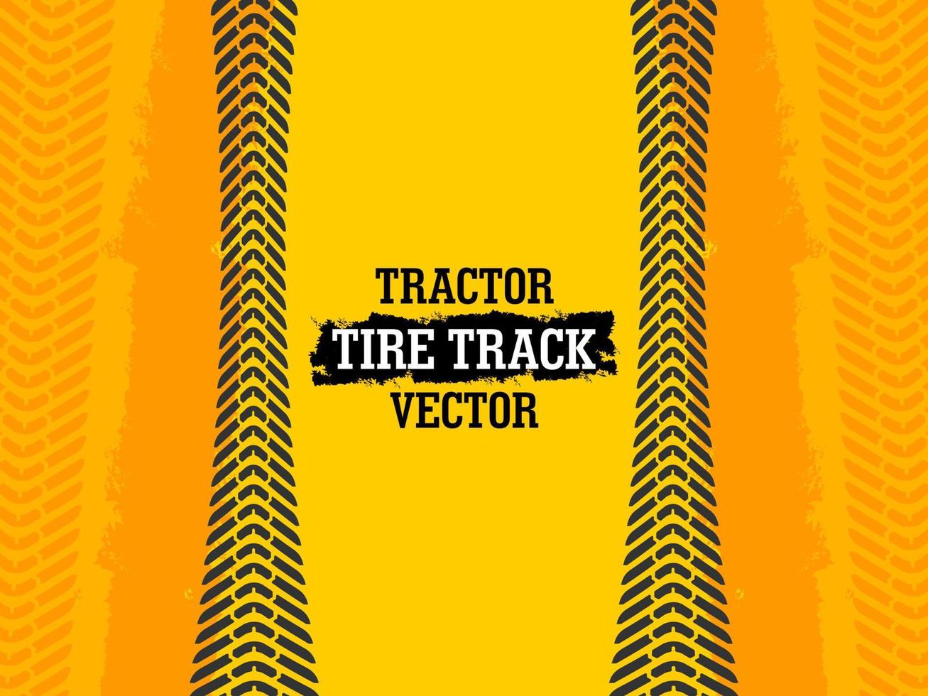 Tractor tire print mark background vector