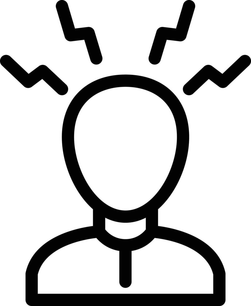 stress vector illustration on a background.Premium quality symbols.vector icons for concept and graphic design.