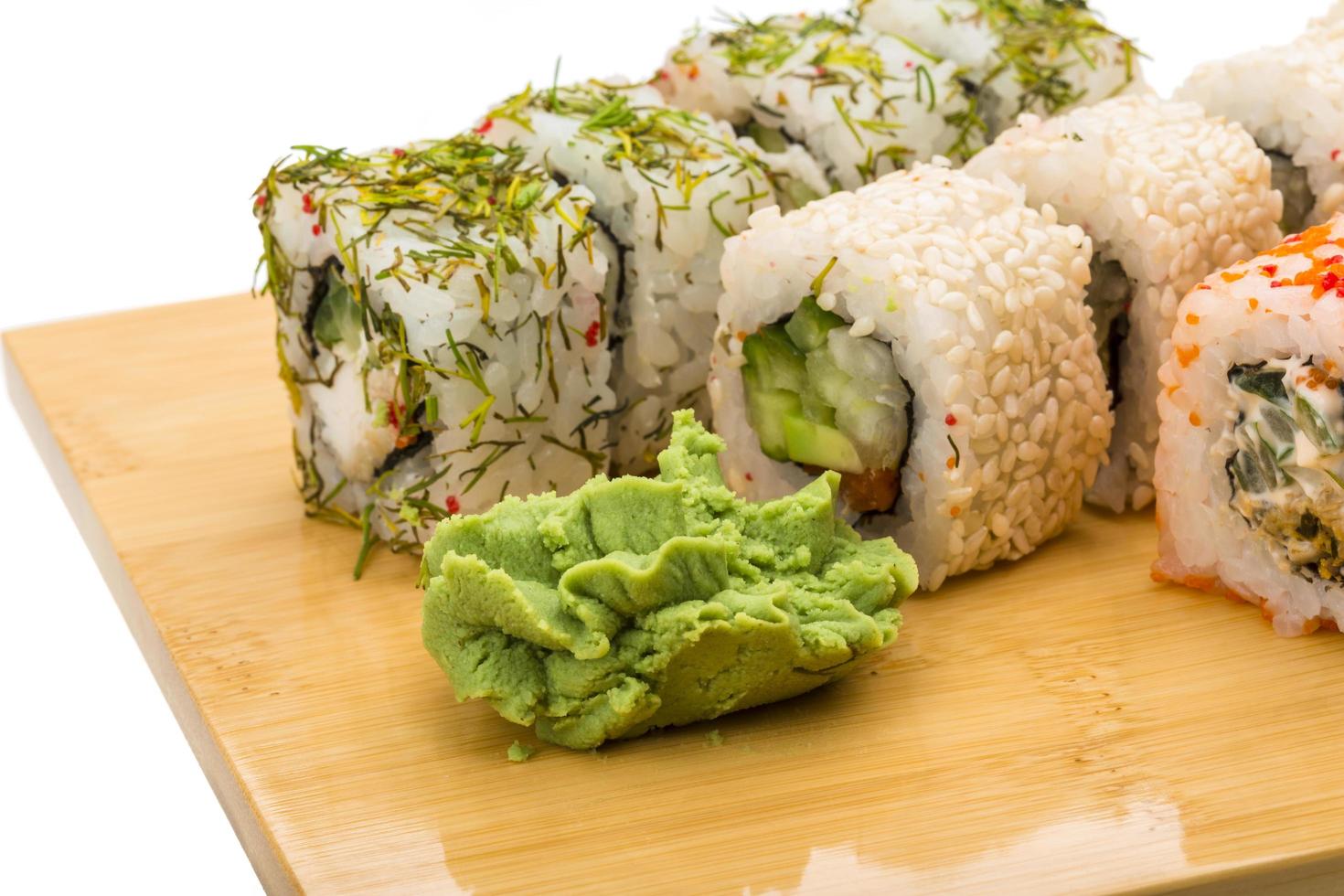 juego de sushi de japón foto