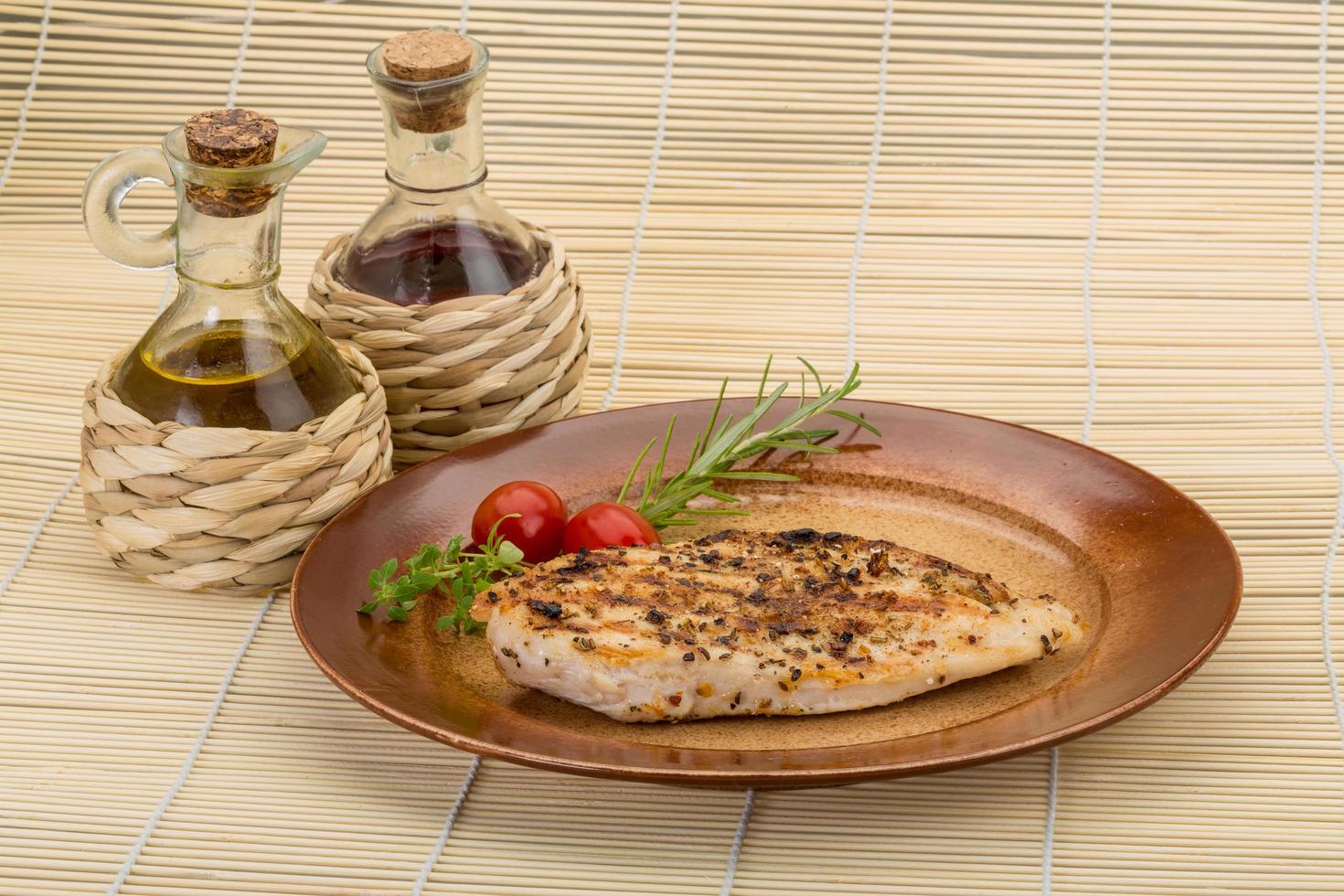 Grilled chichen breast photo