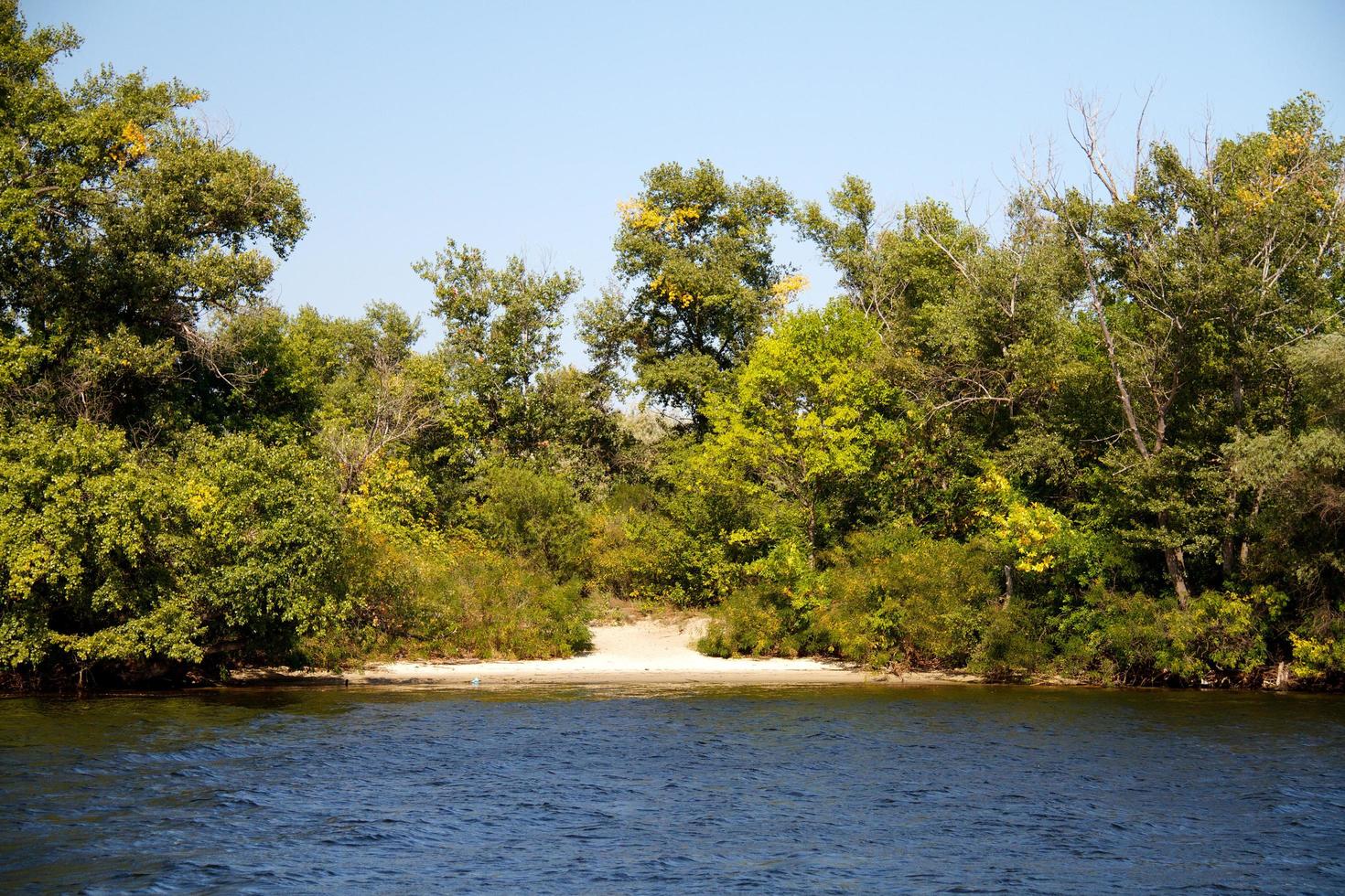 Dnipro river coast photo