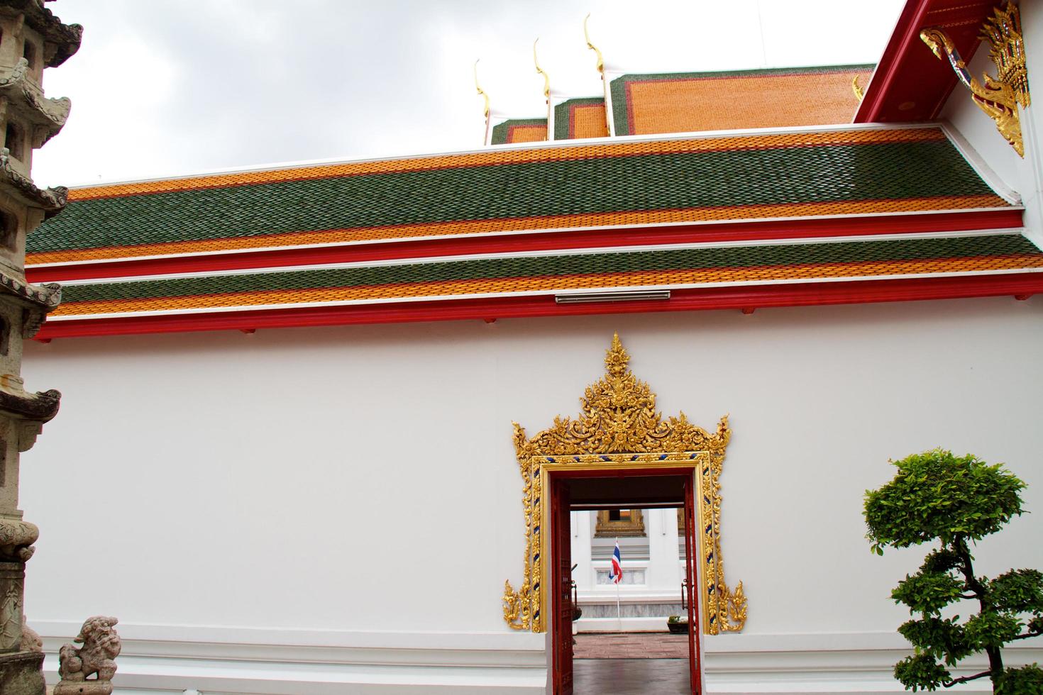 Thailand Bangkok Wat Arun temple detail photo