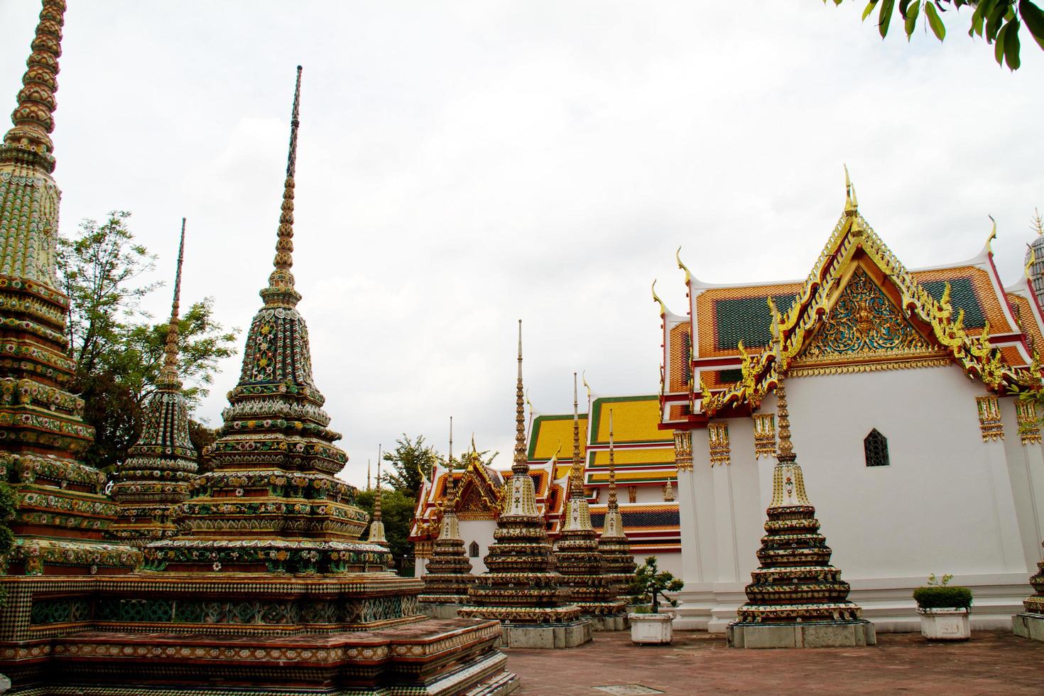 Thailand Bangkok Wat Arun temple detail photo
