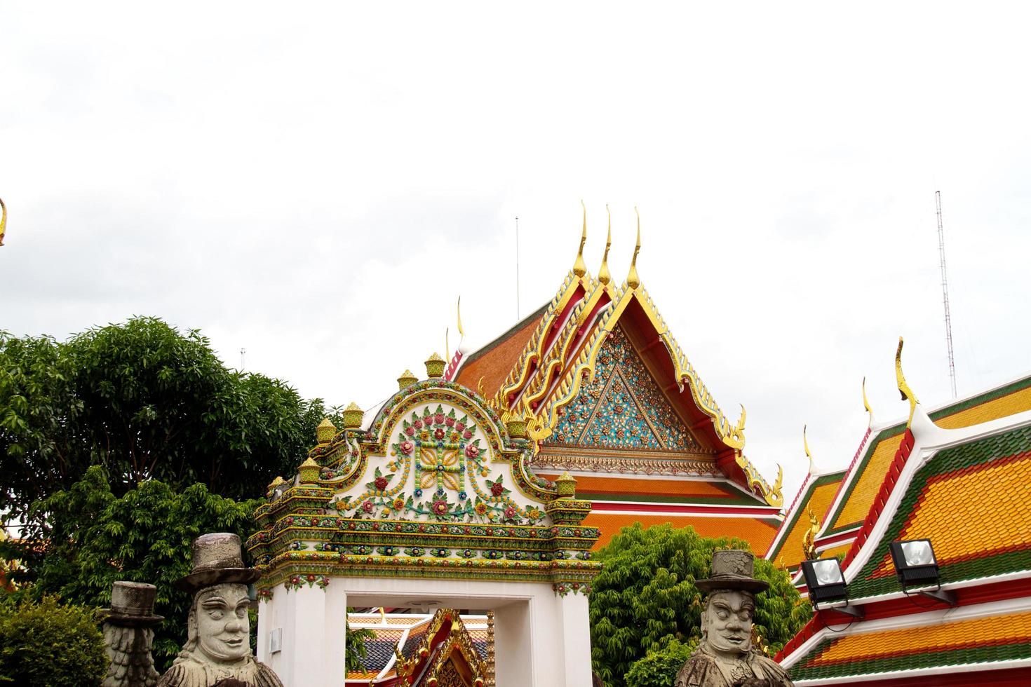 Thailand Bangkok Wat Arun temple detail photo