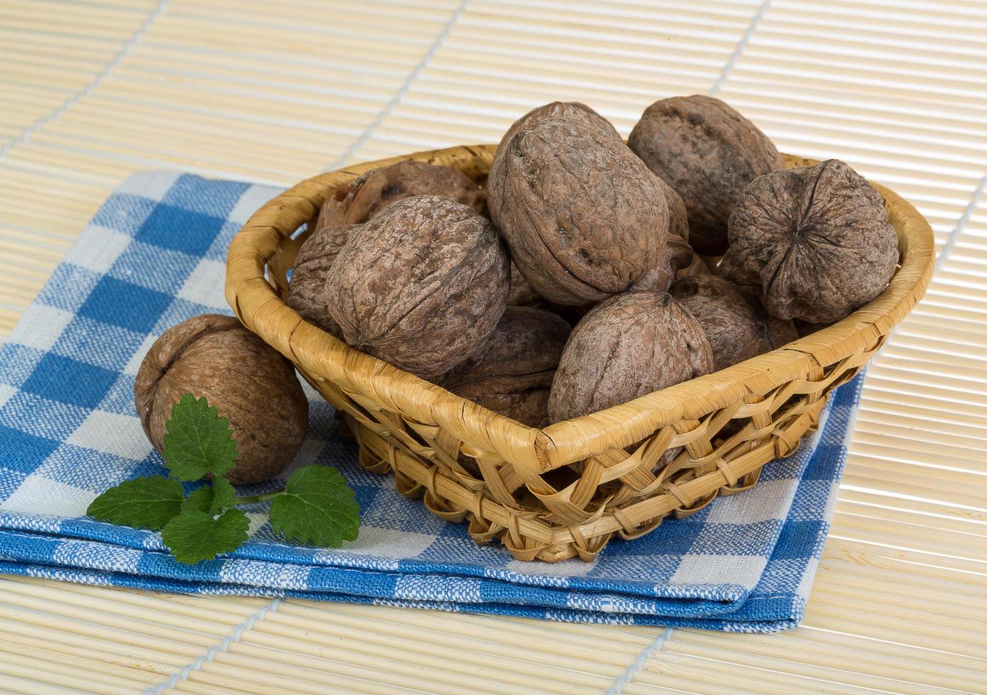 Wallnut in the basket photo