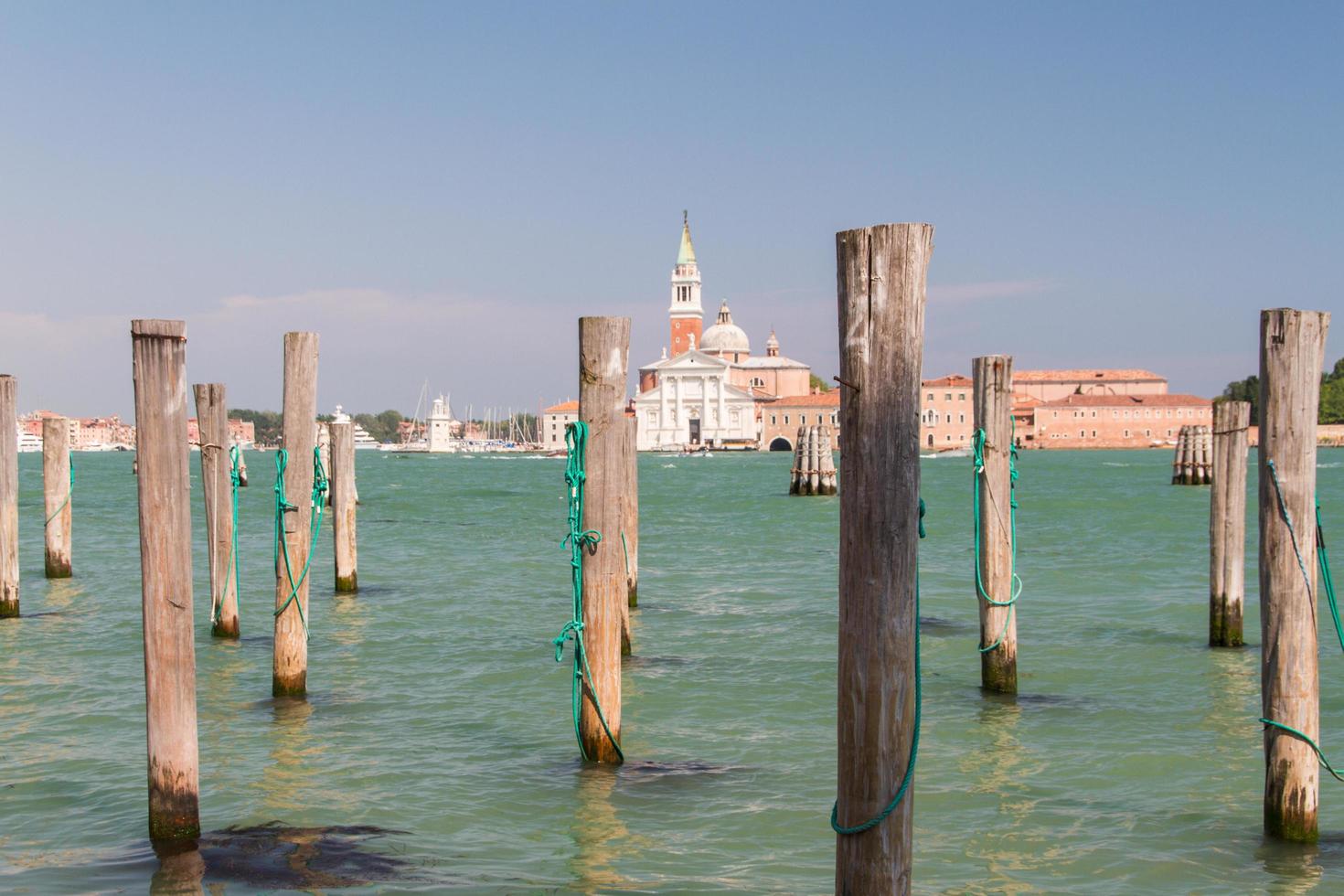 view of San Giorgio island, Venice, Italy photo