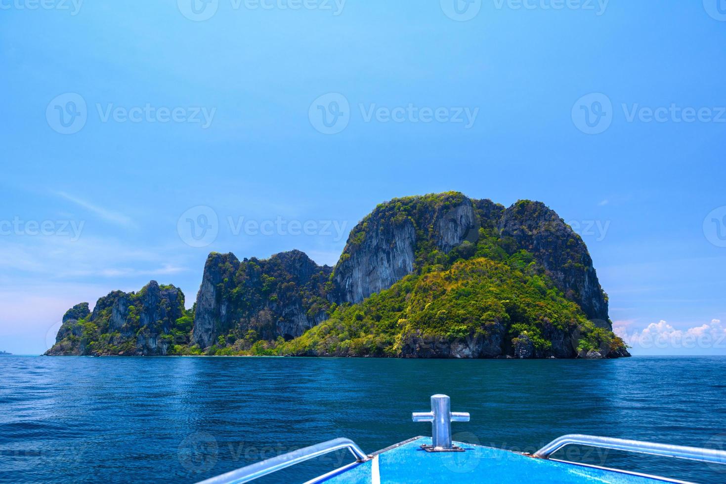 Rocks cliffs in the sea, Ko Yung island, Phi Phi, Andaman sea, K