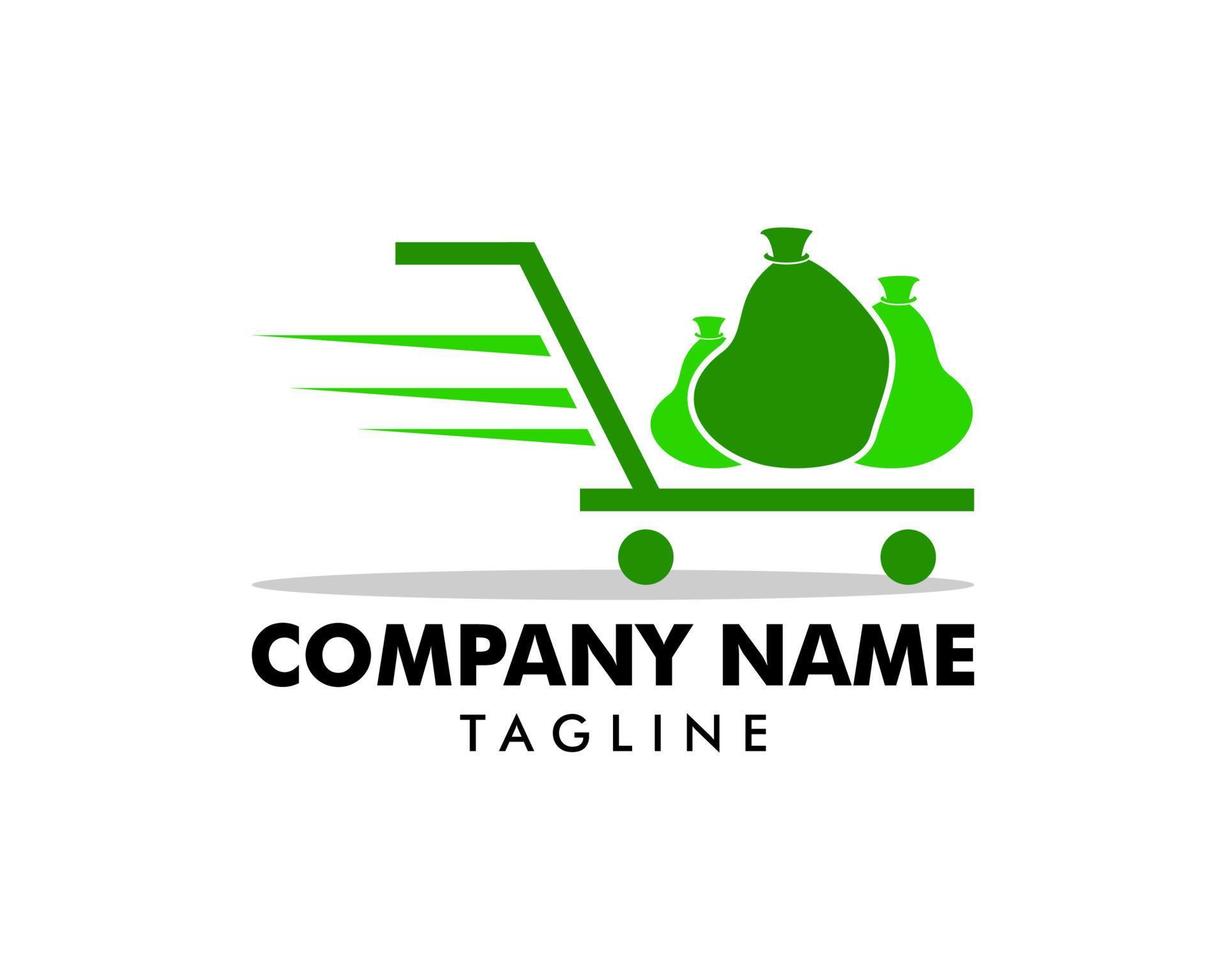 Garbage Bag Logo Design vector