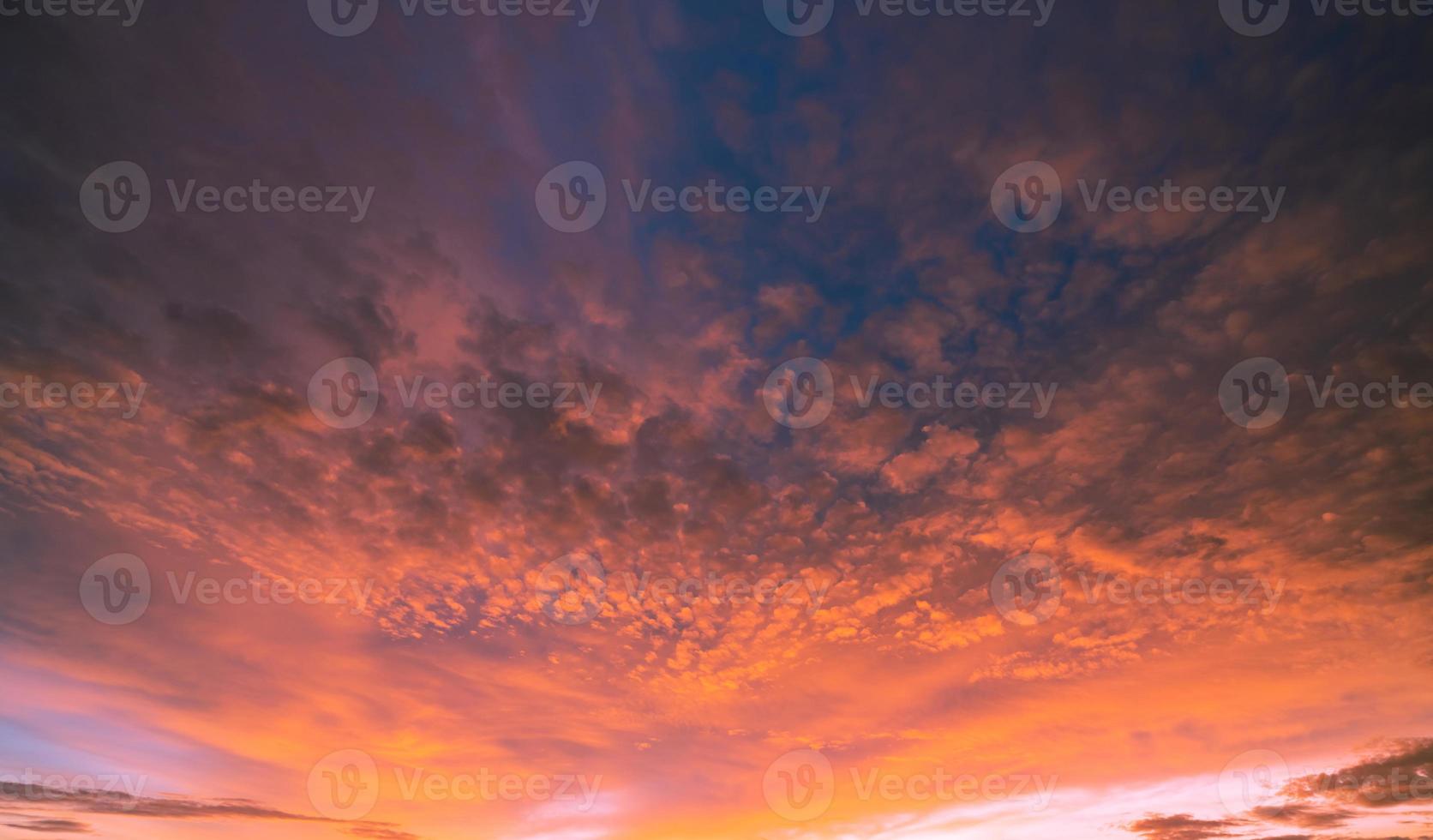 Beautiful cloudscape. Dramatic sunset sky abstract background. Art picture of sky at sunset. Sunset and clouds for life inspiration background. Nature background. Peaceful and tranquil concept. photo