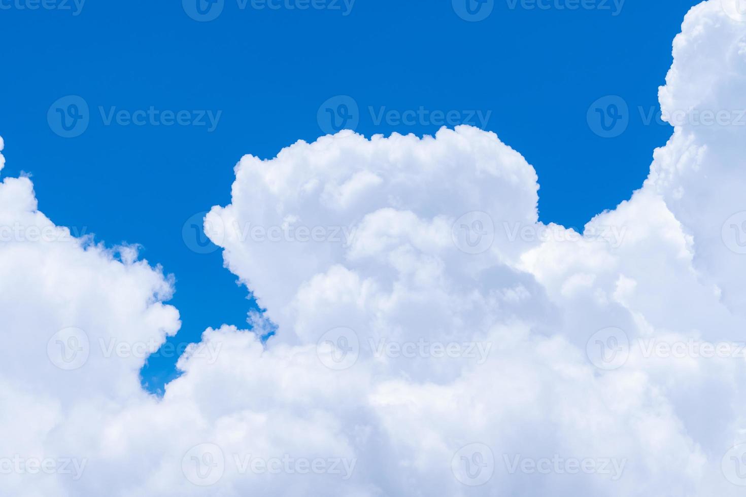 White Fluffy Cotton Clouds On Blue Stock Photo 1341855842