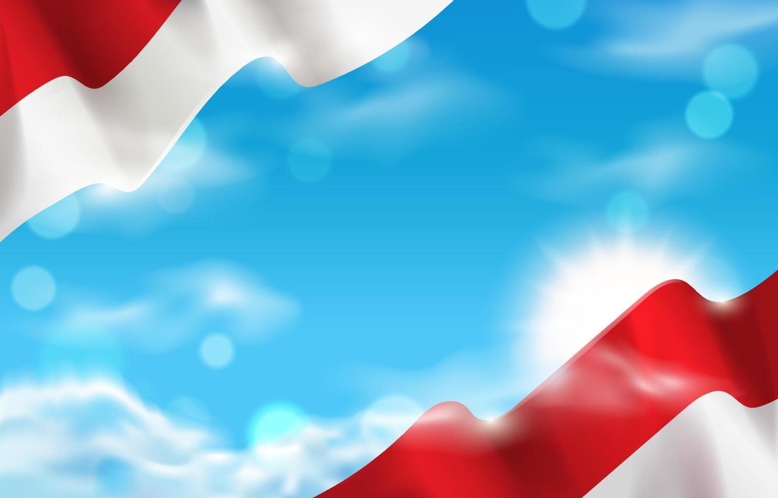 Indonesia Independence Day Background vector