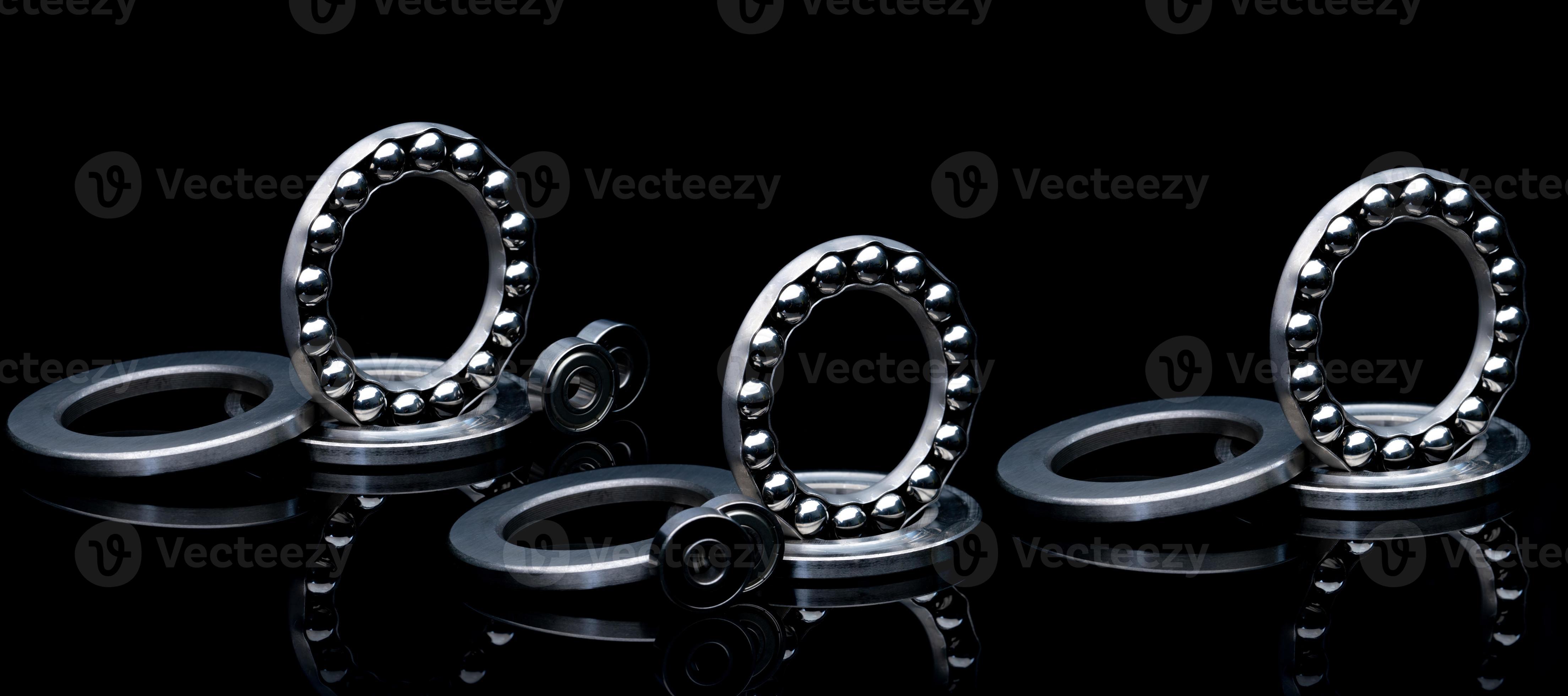 Stainless steel thrust ball bearing. Set of thrust ball bearing and