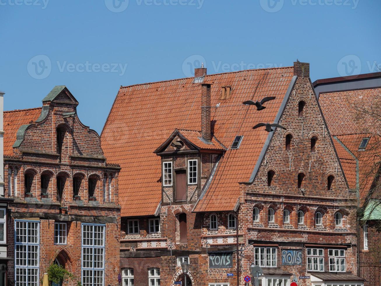 la ciudad vieja de lueneburg en el norte de alemania foto