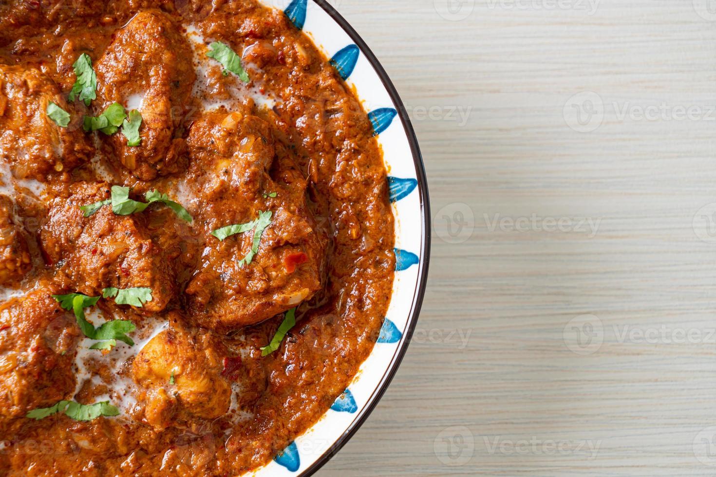 chicken tikka masala spicy curry meat food photo