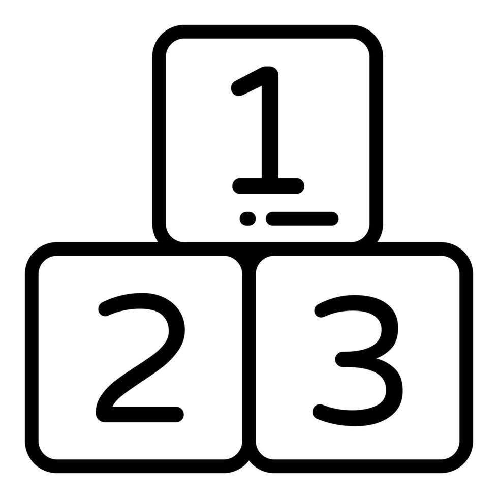 position vector line icon, school and education icon
