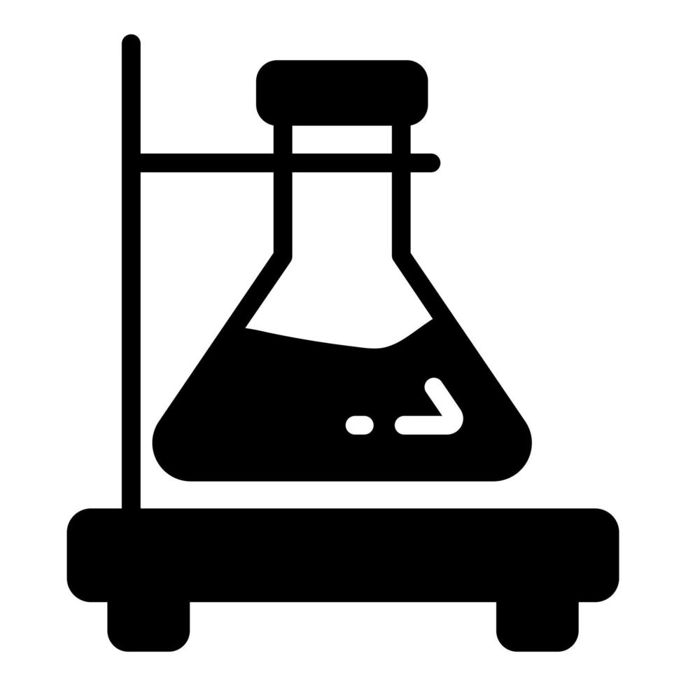 experiment vector glyph icon, school and education icon