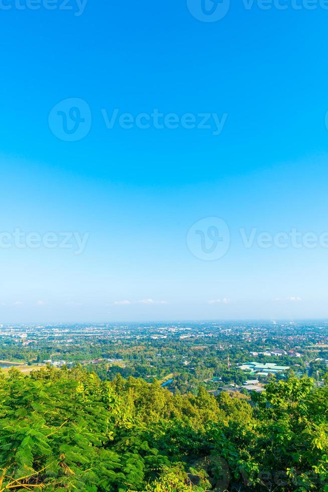 horizonte de la ciudad de chiang mai en tailandia foto