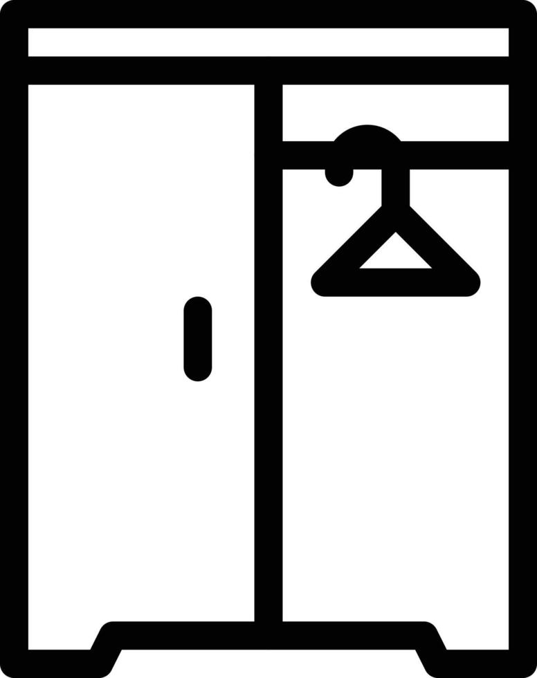 wardrobe vector illustration on a background.Premium quality symbols.vector icons for concept and graphic design.