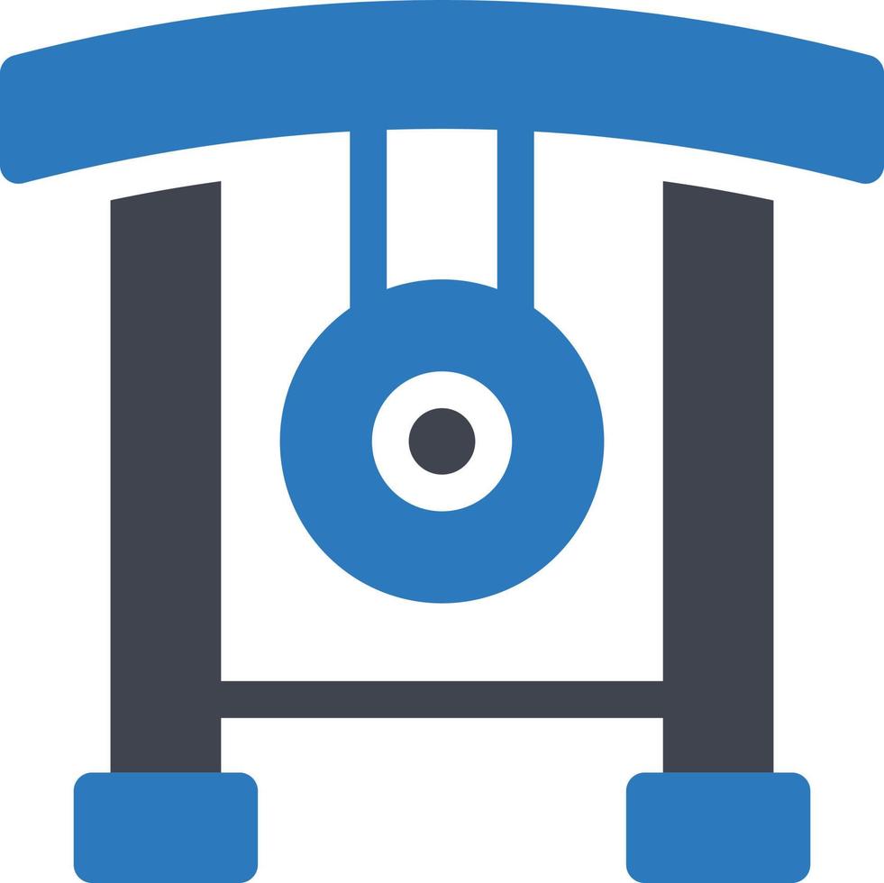 gong vector illustration on a background.Premium quality symbols.vector icons for concept and graphic design.