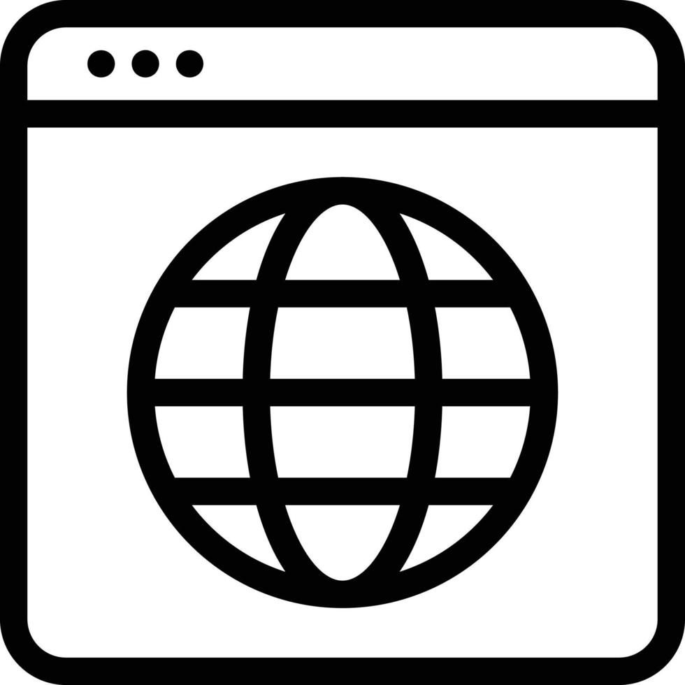 webpage vector illustration on a background.Premium quality symbols.vector icons for concept and graphic design.