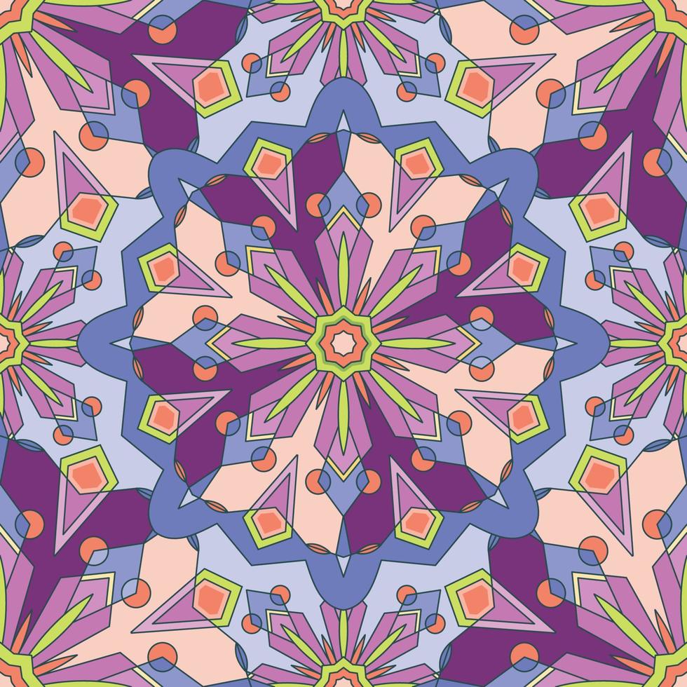 Colourful Decorative Mandala Concept vector