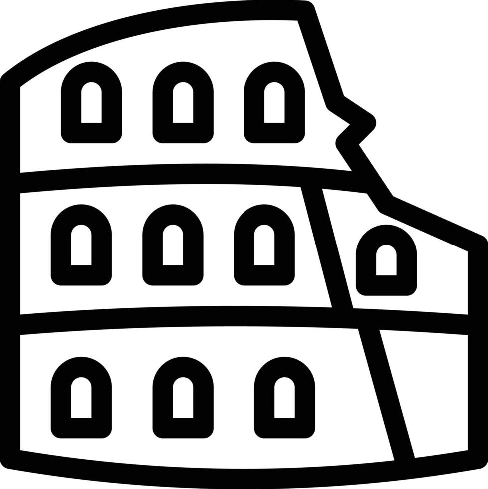 colosseum vector illustration on a background.Premium quality symbols.vector icons for concept and graphic design.