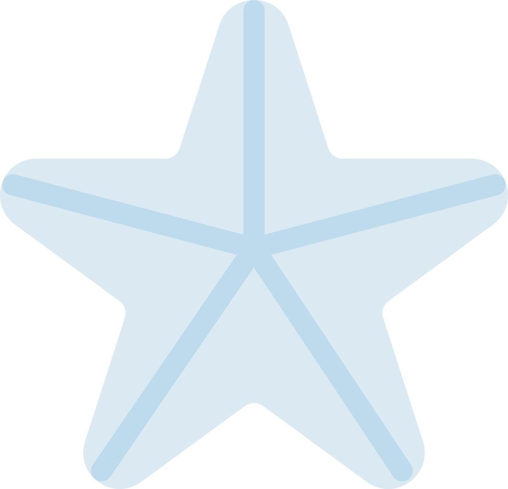 ilustración vectorial de estrellas de mar en un fondo. símbolos de calidad premium. iconos vectoriales para concepto y diseño gráfico. vector