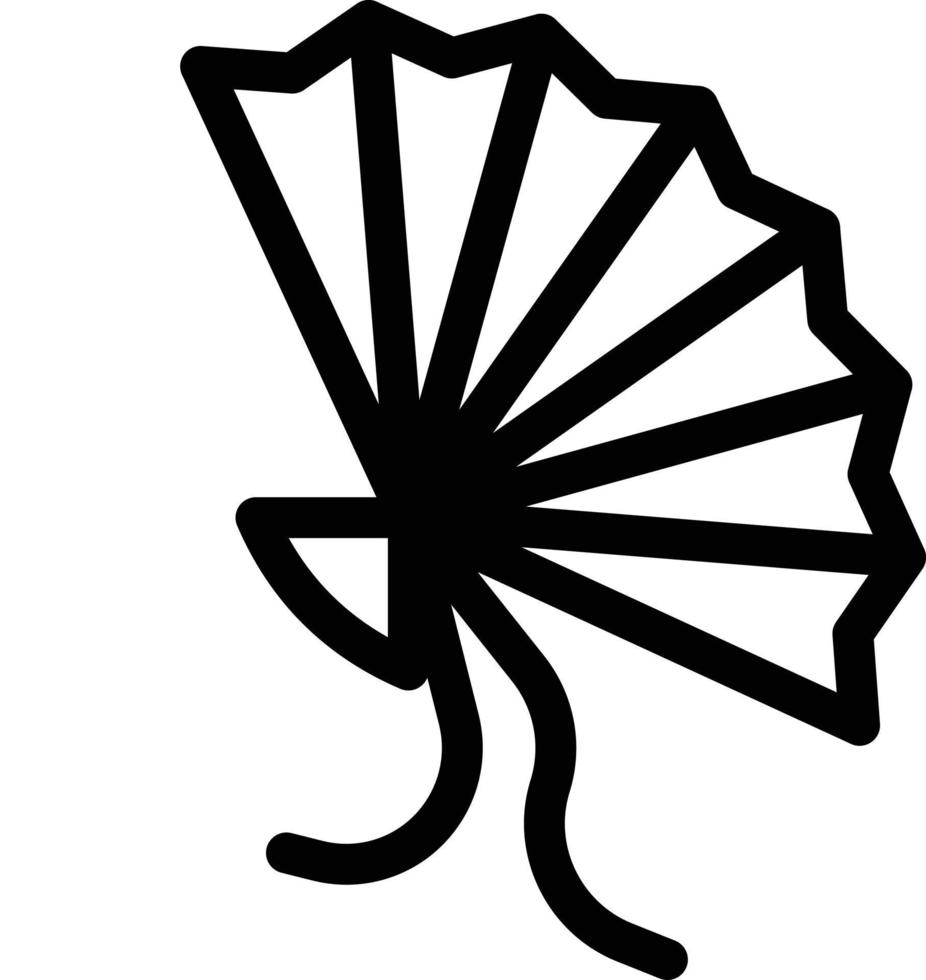 hand fan vector illustration on a background.Premium quality symbols.vector icons for concept and graphic design.