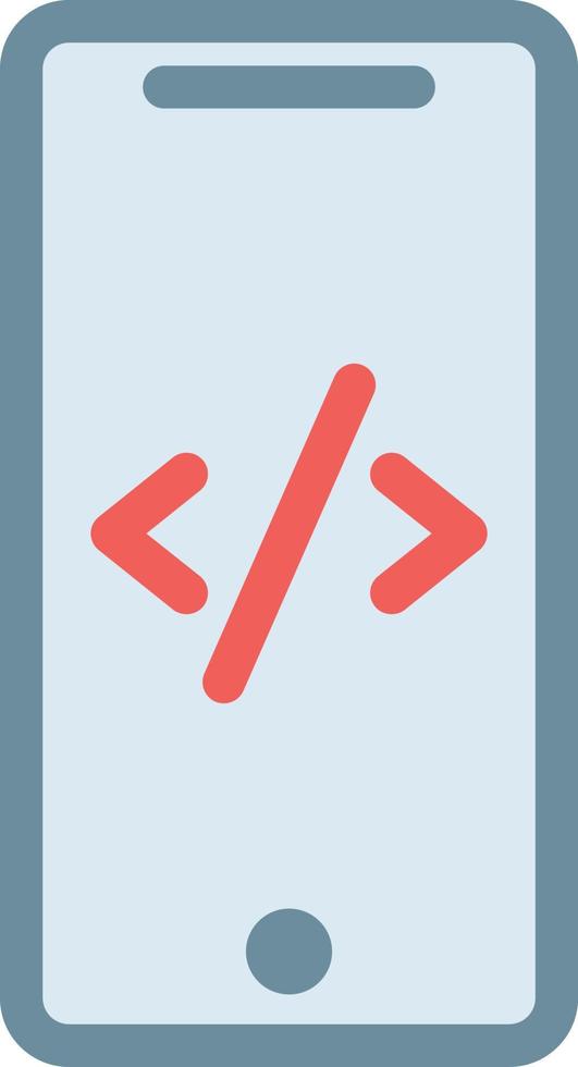 mobile coding vector illustration on a background.Premium quality symbols.vector icons for concept and graphic design.